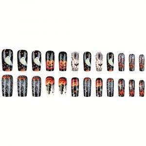 Halloween wicked pumpkins, castle branches, - Image 3