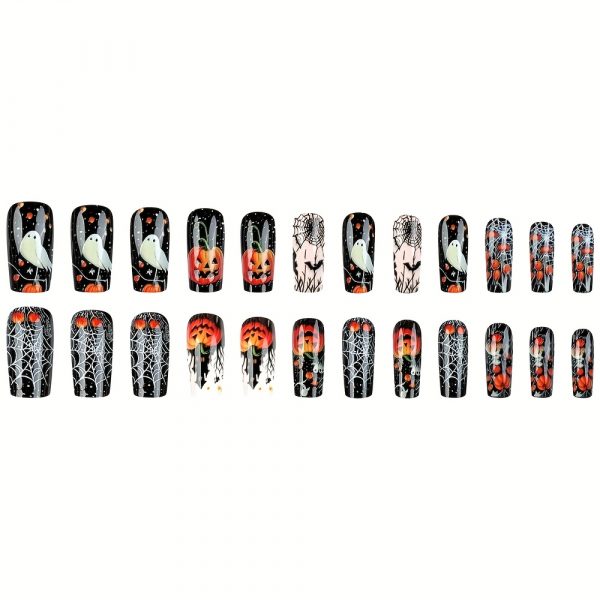 Halloween wicked pumpkins, castle branches, - Image 3