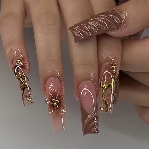Teardrop-Shaped Luxurious Shining, Gilded, Fragrant, Flowery & Moist Ripples - Image 1