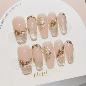 Holiday Ball, Butterfly Nail Tips
