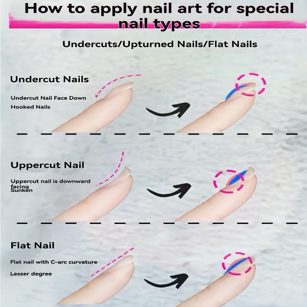 Glam Rhinestone Heart & Bow Press-On Nails - Image 7
