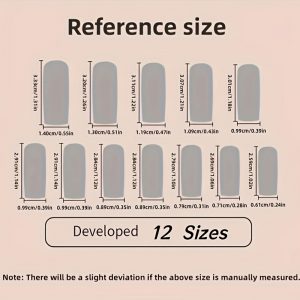 Super Long Square Press-On Nails Set - Image 5