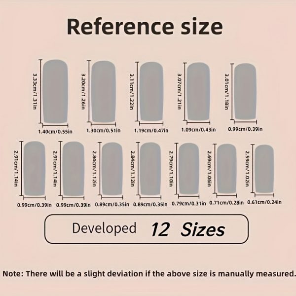 Super Long Square Press-On Nails Set - Image 5