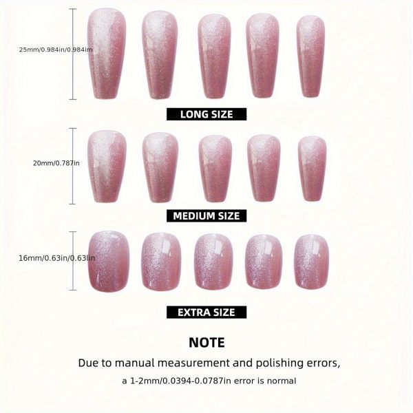 French-Style Pink Ombre, Butterfly & Diamond Accents - Image 6