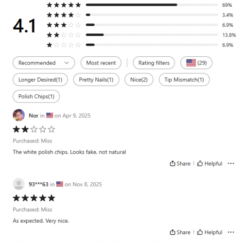 Mystery Leopard French Detachable Gold Trimmed Press on Nails photo review