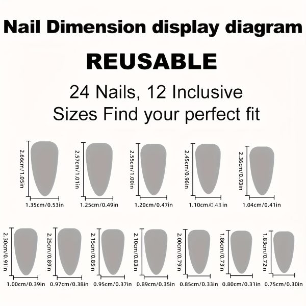 Long Almond-Shaped Dark Amber Golden Foil Flash - Image 4